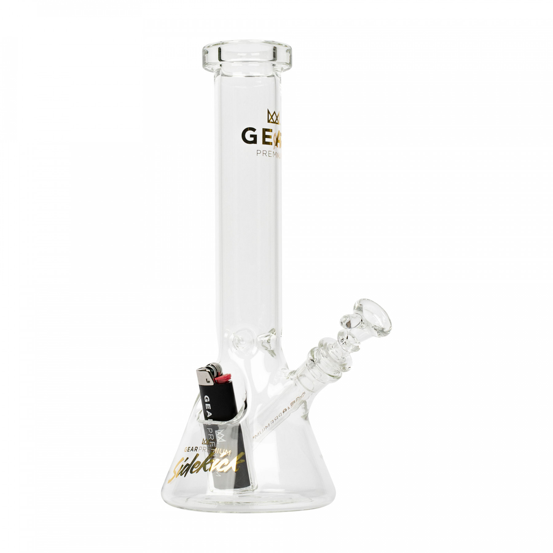 Gear 12" Sidekick Beaker Tube - Clear