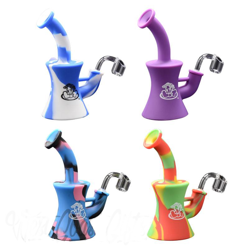 LIT Silicone Bubbler W/Quartz Banger