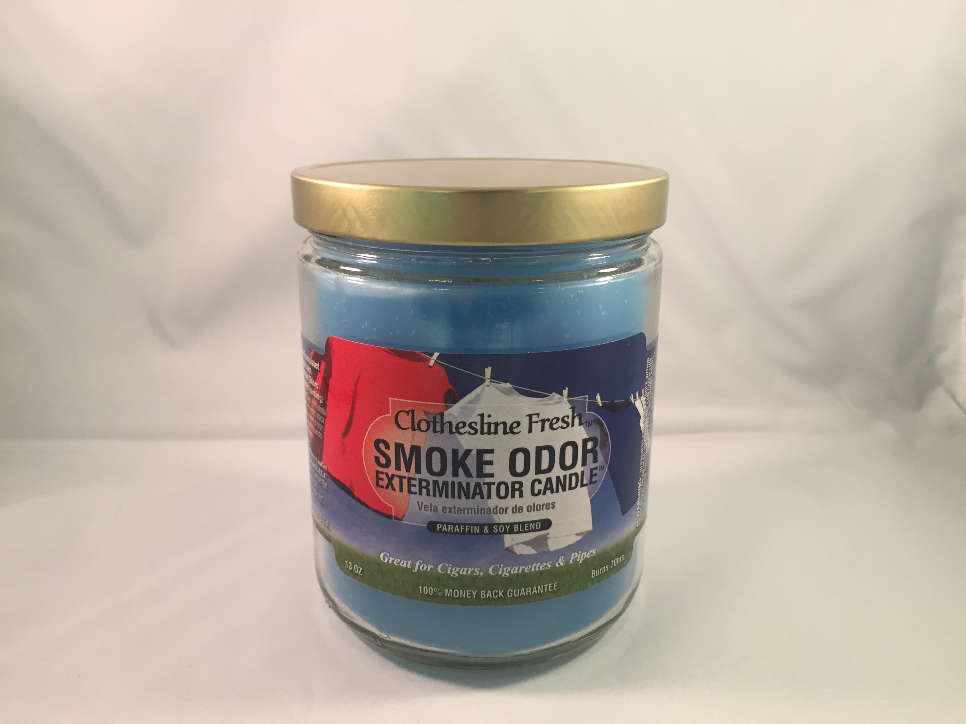 Smoke Odor Exterminator Candle - Clothesline Fresh