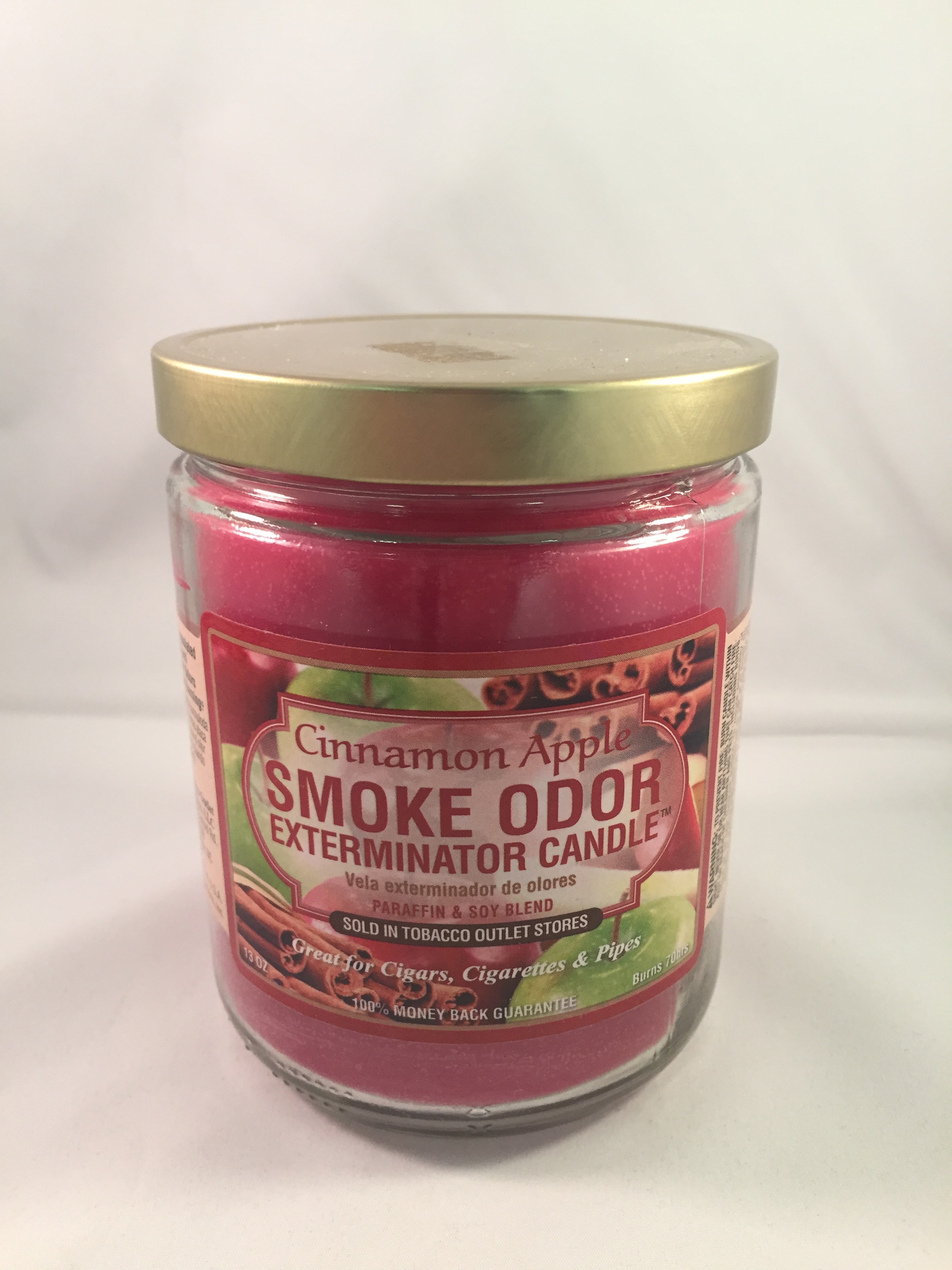 Smoke Odor Exterminator Candle - Cinnamon Apple
