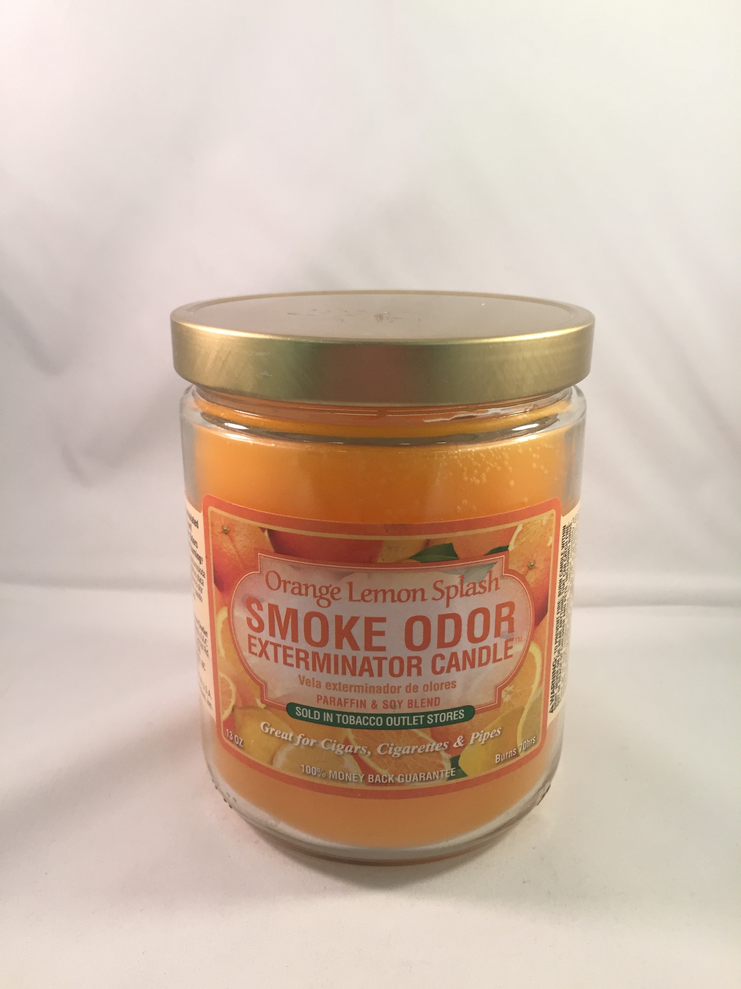 Smoke Odor Exterminator Candle - Orange Lemon Splash