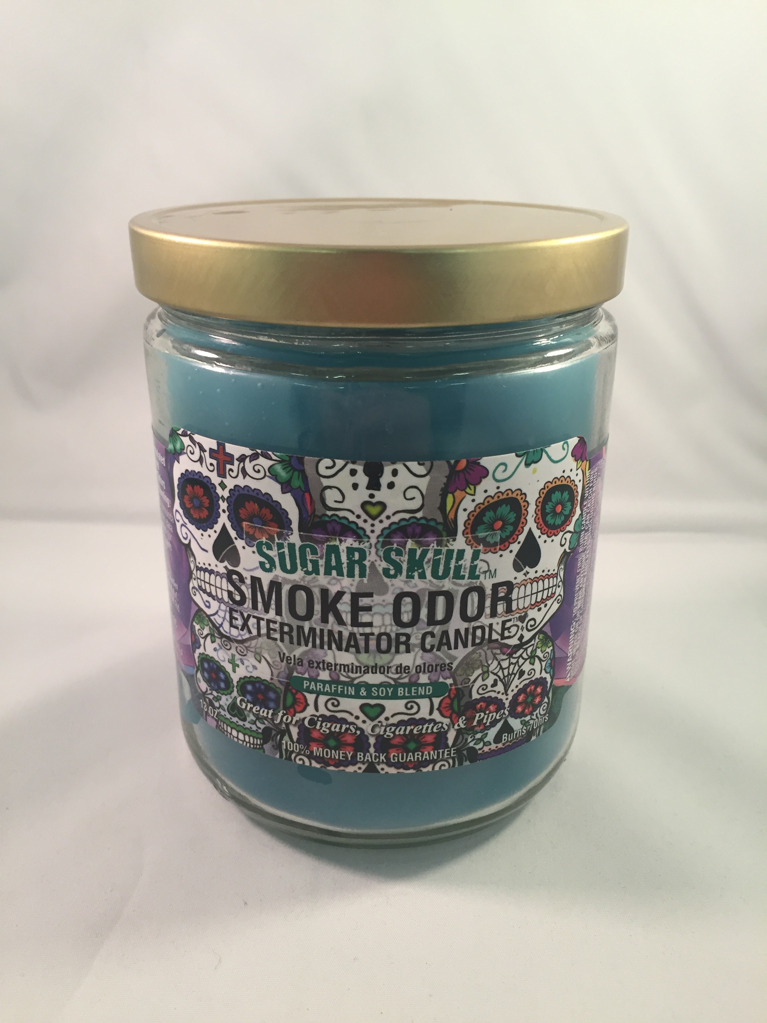 Smoke Odor Exterminator Candle - Sugar Skull