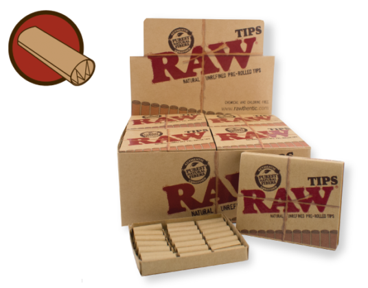 Raw Rolling Tips - Raw Pre-Rolled Tips