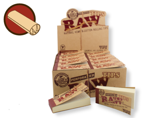 Raw Rolling Tips - Raw Wide Tips