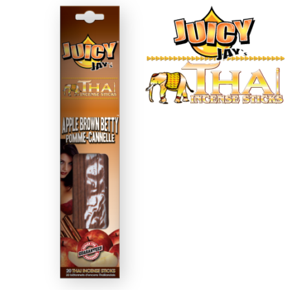Juicy Jay's Thai Incense Sticks - Apple Brown Betty