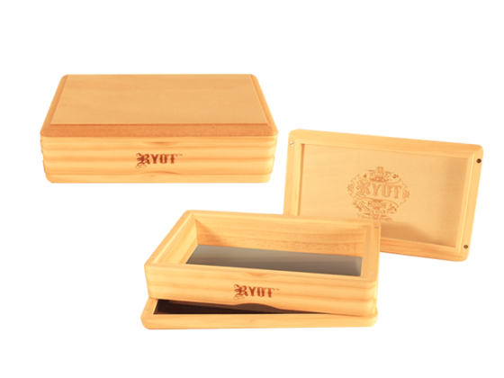 Ryot Solid Top Wooden Sifter Box - Natural, 4