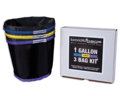 Boldtbags Filter Bag Kits - 1 Gallon 3 Bag