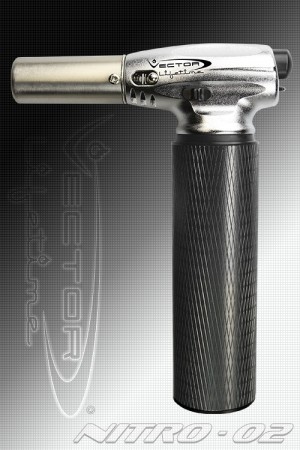 Vector Nitro Dual-Flame Handheld Torch - Dark Grey