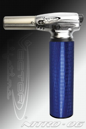 Vector Nitro Dual-Flame Handheld Torch - Blue