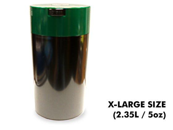 TightVac X-Large Cases - Black withÂ Green Cap