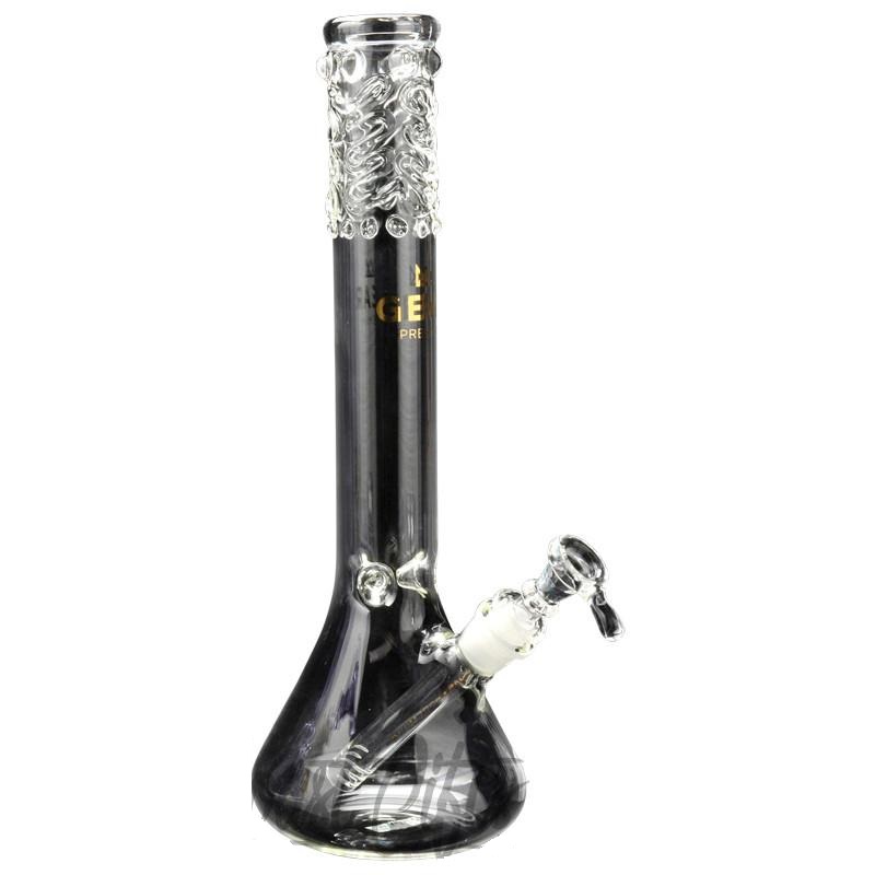 Gear Premium 14 Inch Tall Beaker Tube With Worked Top - Clear