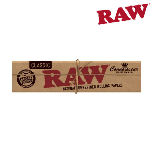 Raw Connoisseur King Size Slim with Tips