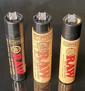 Raw  Clipper Lighter -3 Pack