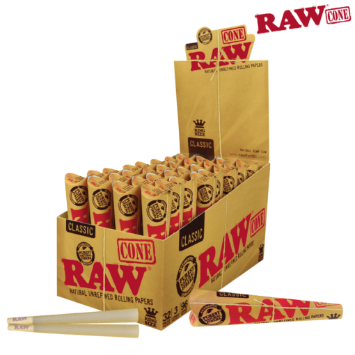 Raw Pre-Rolled Cone King Size- 3/Pack